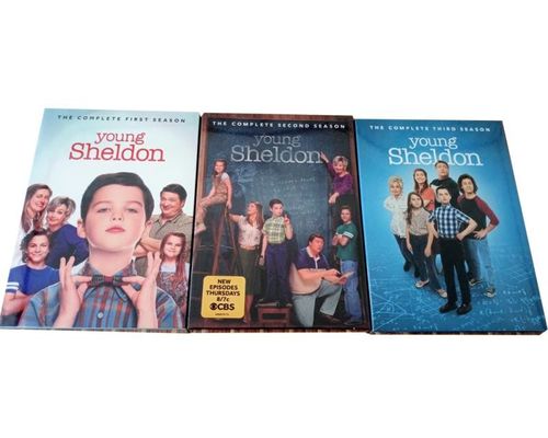 Chine La boîte faite sur commande de DVD place le film de l'Amérique la jeune saison 1-3 de Sheldon de série complète fournisseur